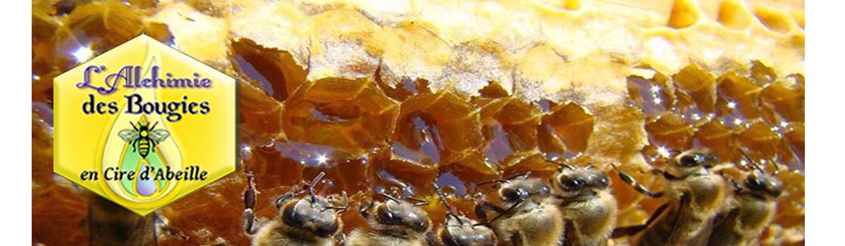 Bougie en cire d'abeille - La Miellerie des Arves